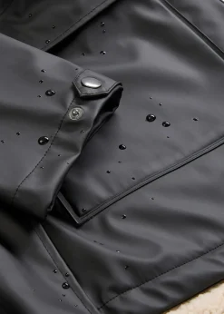 Regenjacke mit Teddyfutter