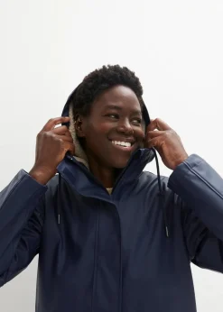 Regenjacke mit Teddyfutter