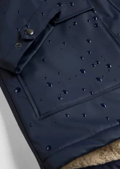 Regenjacke mit Teddyfutter