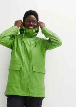 Regenjacke mit Teddyfutter