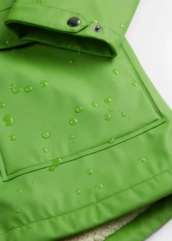 Regenjacke mit Teddyfutter