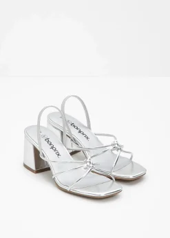 Riemchensandaletten mit Blockabsatz