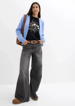 Rippenstrick Cardigan