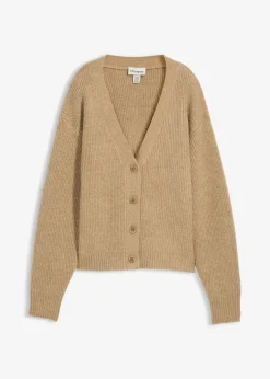 Rippenstrick Cardigan