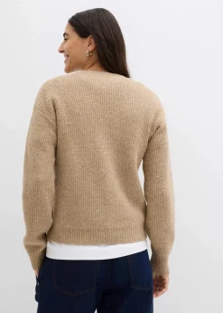 Rippenstrick Cardigan