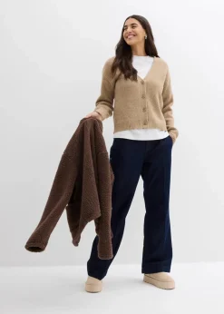 Rippenstrick Cardigan