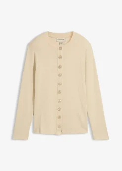 Ripp-Langarmshirt aus reiner Baumwolle