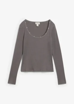 Rippshirt aus reiner Bio-Baumwolle