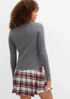 Rippshirt aus reiner Bio-Baumwolle