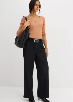 Rippshirt aus reiner Bio-Baumwolle