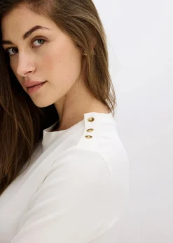 Rippshirt aus softem Viskose-Mix