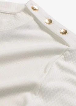 Rippshirt aus softem Viskose-Mix