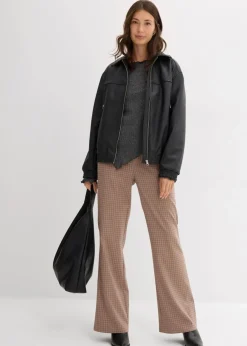 Rippshirt aus softem Viskose-Mix