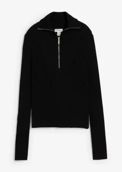 Rippshirt aus softem Viskose-Mix