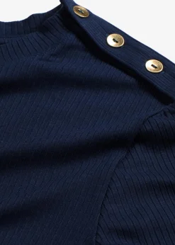 Rippshirt aus softem Viskose-Mix