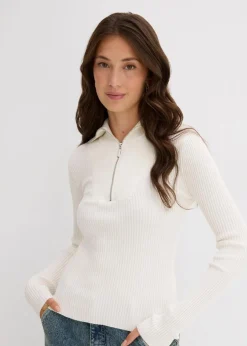 Rippshirt aus softem Viskose-Mix