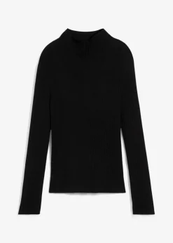 Rippshirt aus Viskose-Mix