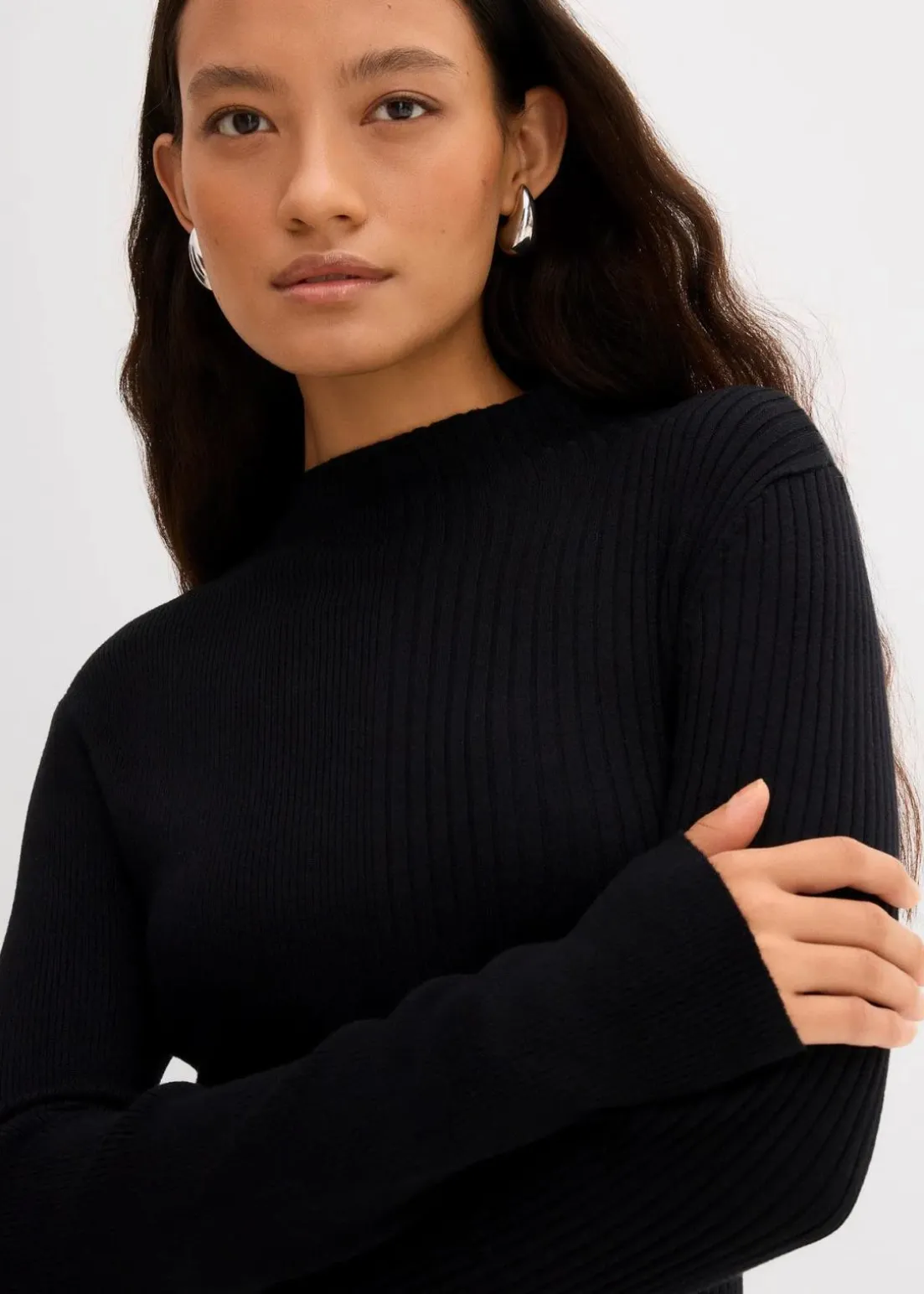 Rippshirt aus Viskose-Mix