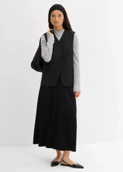 Rippshirt aus Viskose-Mix