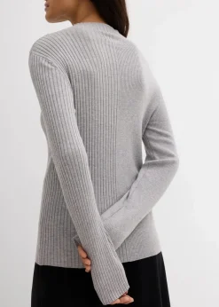 Rippshirt aus Viskose-Mix