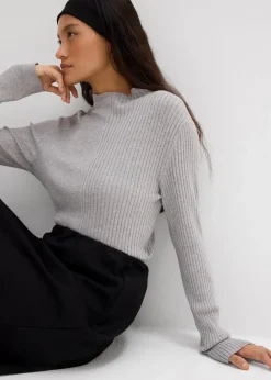 Rippshirt aus Viskose-Mix