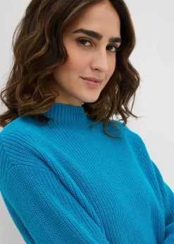 Rippstrickpullover aus reiner Bio-Baumwolle