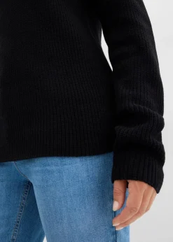 Rippstrickpullover aus reiner Bio-Baumwolle