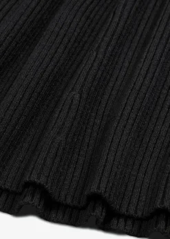 Ripp-Strickrock aus Viskose-Mix