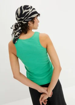 Ripp-Top aus reiner Bio-Baumwolle