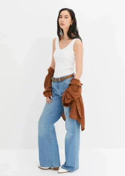 Ripp-Top aus reiner Bio-Baumwolle (2er Pack)