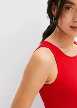 Ripp-Top aus reiner Bio-Baumwolle (2er Pack)