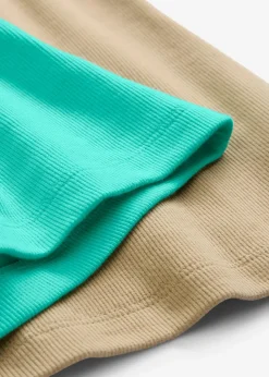 Ripp-Top mit Bio-Baumwolle (2er Pack)