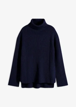 Rollkragenpullover aus reiner Baumwolle