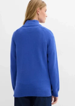 Rollkragenpullover aus reiner Baumwolle