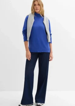 Rollkragenpullover aus reiner Baumwolle