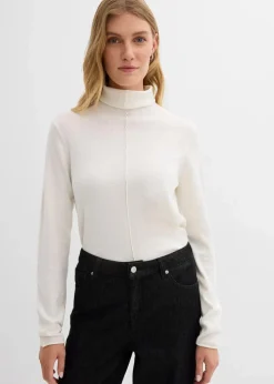 Rollkragenpullover aus weichem Kaschmir-Mix