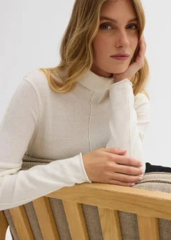 Rollkragenpullover aus weichem Kaschmir-Mix