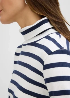 Rollkragenshirt aus reiner Baumwolle