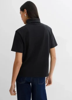 Rollkragenshirt aus reiner Bio-Baumwolle