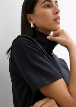 Rollkragenshirt aus reiner Bio-Baumwolle