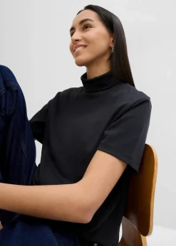 Rollkragenshirt aus reiner Bio-Baumwolle