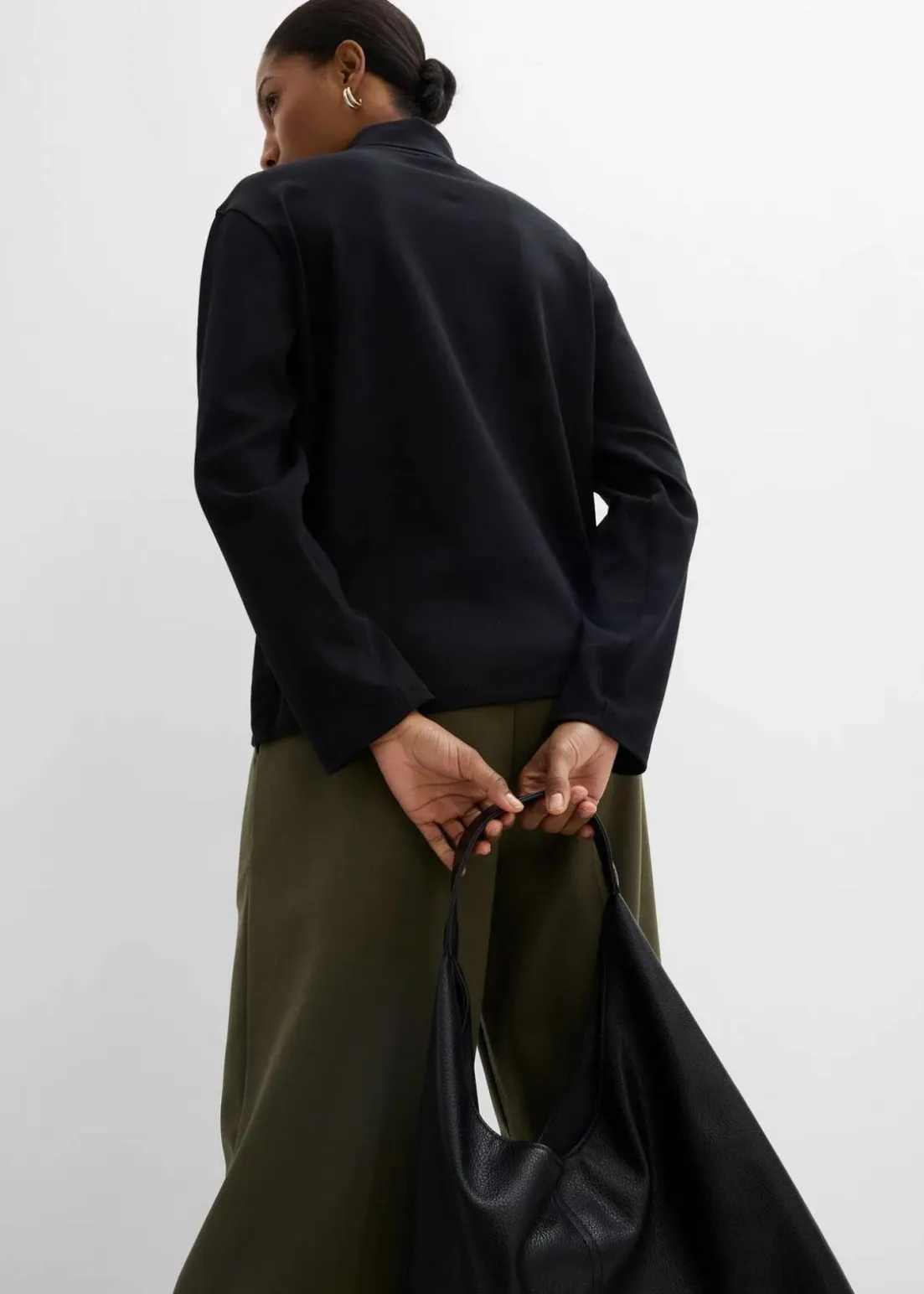 Rollkragenshirt aus reiner Bio-Baumwolle