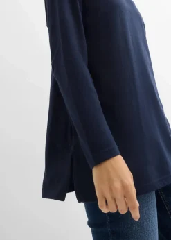 Rollkragenshirt aus reiner Bio-Baumwolle