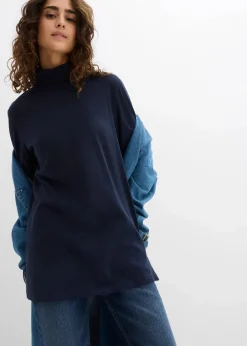 Rollkragenshirt aus reiner Bio-Baumwolle