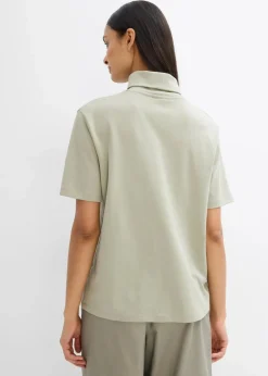 Rollkragenshirt aus reiner Bio-Baumwolle