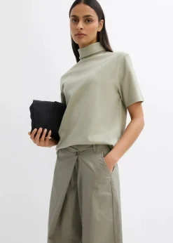 Rollkragenshirt aus reiner Bio-Baumwolle