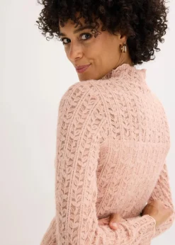 Rollkragenshirt aus Spitze