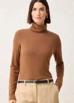 Rollkragenshirt mit Woll-Anteil