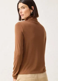 Rollkragenshirt mit Woll-Anteil