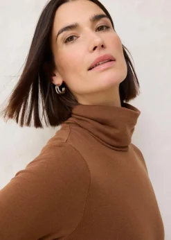 Rollkragenshirt mit Woll-Anteil